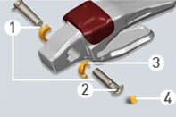  Sistema de fijación bilateral para las tallas 20, 30, 40, 50 y 60: