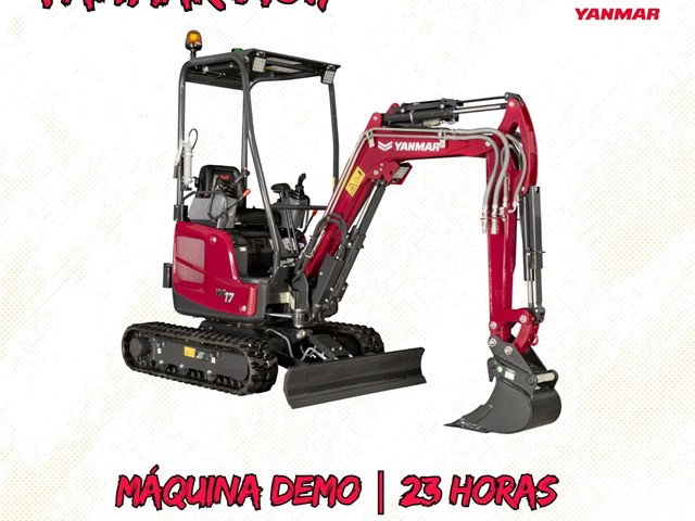 Miniexcavadora Yanmar ViO17 |máquina demo con 23 horas