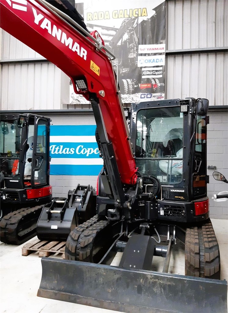 Foto 3 Miniexcavadora YANMAR VIO57-6B seminueva – 90 h | Entrega inmediata