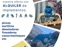 Rada Galicia lanza su servicio de alquiler de implementos hidráulicos